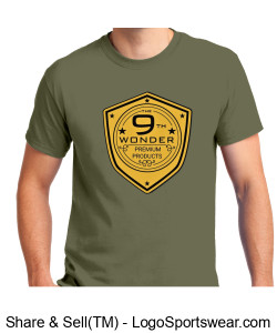 Hooah Sergeant - Gildan Adult Unisex Ultra Cotton T-shirt Design Zoom